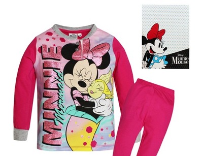 MYSZKA MINNIE PIŻAMA PIŻAMKA DZIEWCZECA DISNEY 110