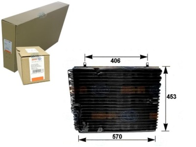 Конденсатор кондиционера bmw e34 518-540 behr hella фото №1