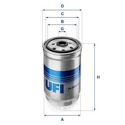 UFI 24.529.00 ФИЛЬТР ТОПЛИВА