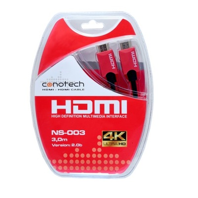 kabel HDMI 4K 2.0b 3m Ultra HD Conotech