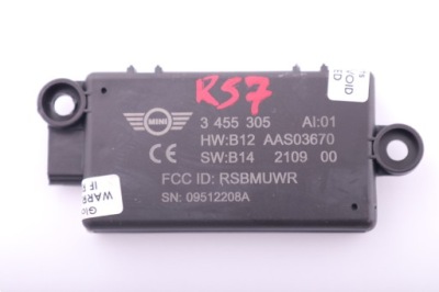 МІНІ R57 R58 R59 ДВА СИГНАЛІЗАЦІЯ СИСТЕМА ALARMOWY МОДУЛЬ 