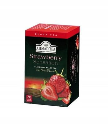 Ahmad Tea Strawberry Sensation herbata 20 torebek