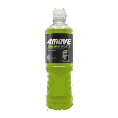 4move sports isotonic drink lime&mint flavour 750 ml