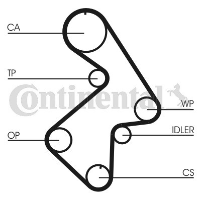 CORREA DISTRIBUCIÓN CT998  