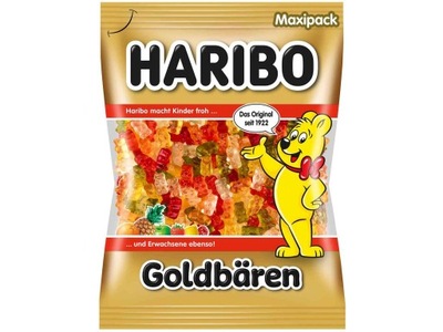 GOLDBAREN MISIE HARIBO z NIEMIEC ZŁOTE MISIE DUŻA PACZKA 320g DE NIEMIECKIE