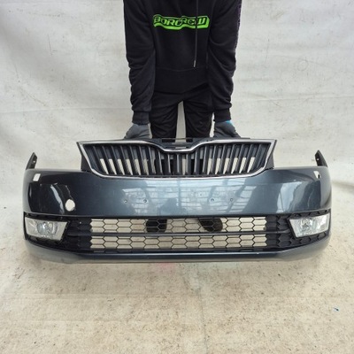 Skoda rapid 12-17 бампер перед передній sprysk 5ja807221b фото №1