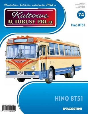 KULTOWE AUTOBUSY PRL-U HINO BT51 NR 74