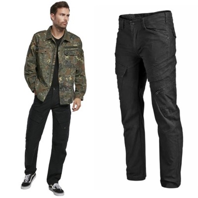 Spodnie BRANDIT Adven Slim Fit Trousers Black XL