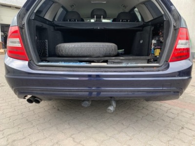 Mercedes c klasa w204 рестайлинг  бампер задний niebieski фото №1