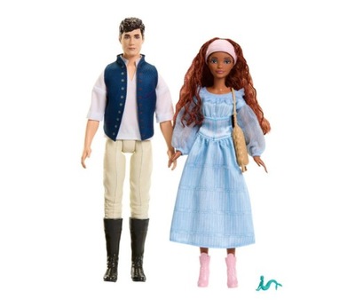 Mattel Disney Mała Syrenka 2 lalki Arielka i Eric