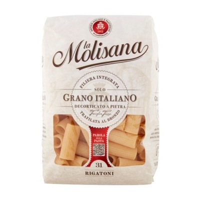Molisana Rigatoni n31 olasz vastagabb szemolin cső m
