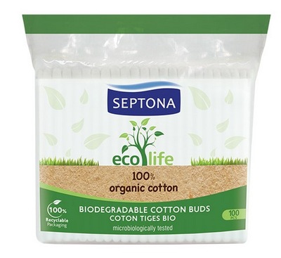 Septona EcoLife Patyczki organiczne 100 sztuk