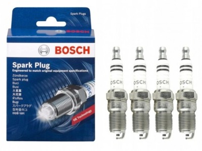 4x свеча зажигания bosch -fr7dc+ super plus +8 фото №1