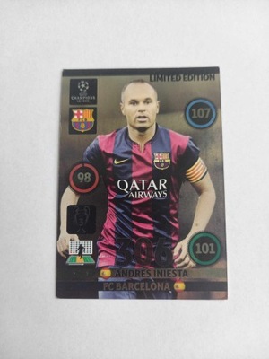 LIMITED Andres Iniesta Champions League 2014 2015