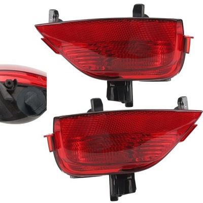 Renault dacia logan sandero протитуманні фари лампи протитуманні задня +цоколь p+l фото №1