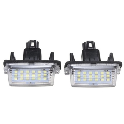 PARA TOYOTA AURIS PROACE AVENSIS VERSO YARIS 2PCS 3W AUTO AUTO BLANCO 18  