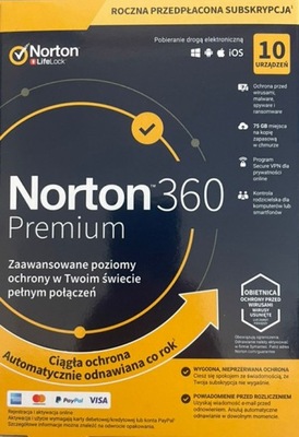 Norton Security 10PC 1Rok Box PL