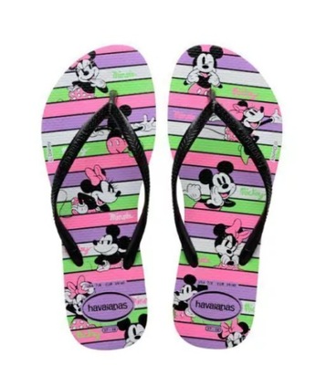 HAVAIANAS JAPONKI KLAPKI DISNEY WSUWANE 39/40 ŻNB