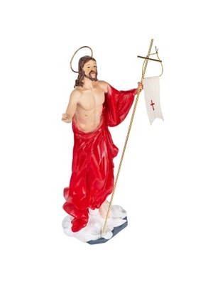 Figurka wielkanocna JEZUS ZMARTWYCHWSTAŁY - 40 cm - figura XXL