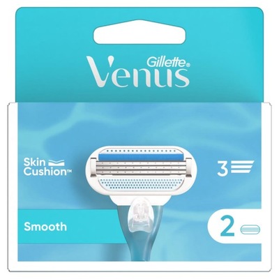 Gillette Venus Smooth Wkłady Do Maszynki 2 szt.