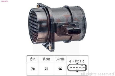 CONSUMPTION INDICATOR AIR KIA 1-991-372  