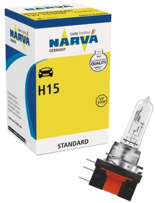 NARVA - STANDARD - ŻARÓWKA H15 12V 55/15W