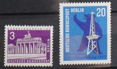 Zestaw znaczków Berlin Niemcy rok 1963 czysty L1