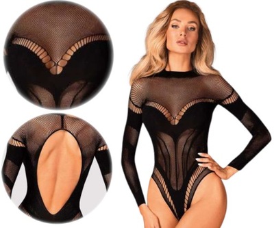 Kuszące body z otwartym krokiem B135 S/M/L