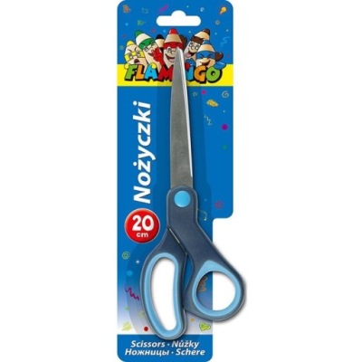 Nożyczki ergonomiczne 20 cm Flamingo