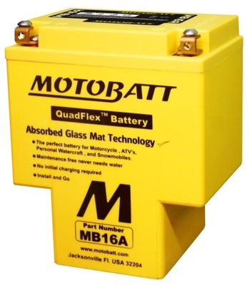 MOTOBATT AKUMULIATORIUS MOTO. 12V 19AH/200A L+ (WYM:151X91X181/181) 