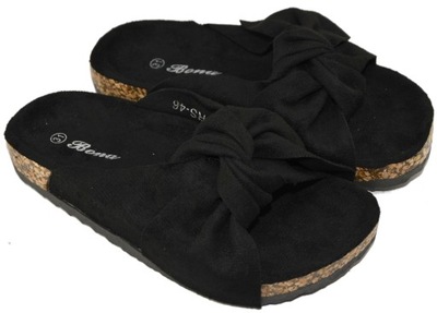 KLAPKI DZIECIĘCE Z KOKARDĄ R. 32