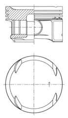 41725600/KBS PISTON SET FROM PIERSCIENIAMI  