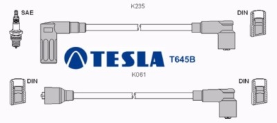 T645b провода зажигания tesla фото №1