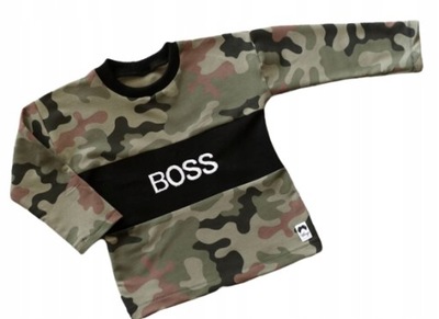 Bluza moro BOSS rozmiar 104