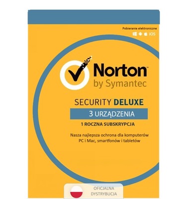 NORTON Security Deluxe 3 PC / 1 rok