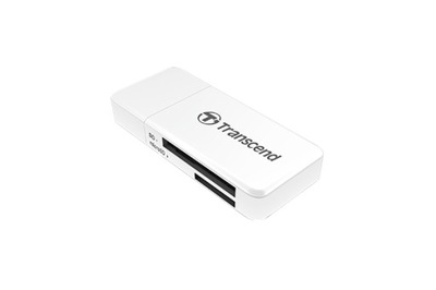 TRANSCEND F5 BIAŁY CZYTNIK kart USB 3.0 SD HC XC m