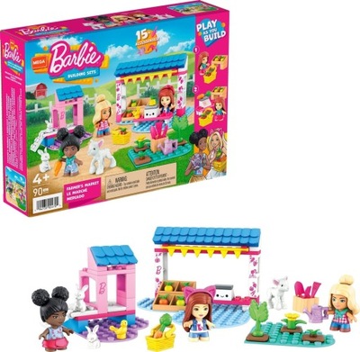 MEGA BLOKS KLOCKI BARBIE TARG FARMERSKI HDJ85