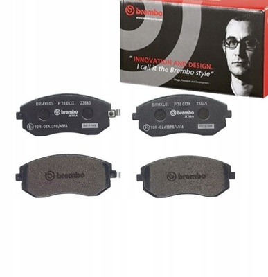 Brembo p 78 013x набір гальмівних колодок гальмівних, гальма дискові фото №1