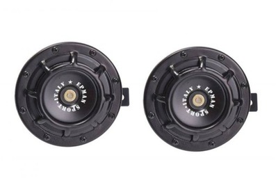 Клаксон blasttone 335/400hz black фото №1