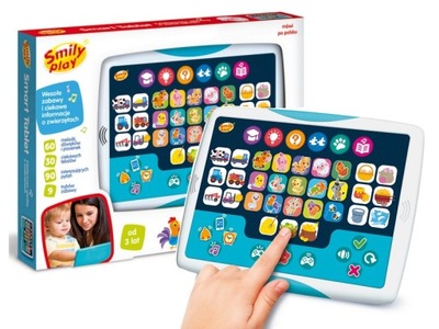 SMILY PLAY EDUKACYJNY SMART TABLET Zdobywam wiedzę o zwierzętach