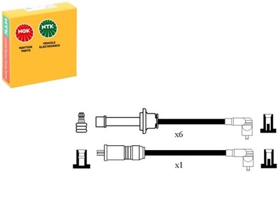 KOMPLEKTAS LAIDŲ UŽDEGIMO ALFA ROMEO 75 VNT. 2.5 3.0 05.85-08.94 NGK 