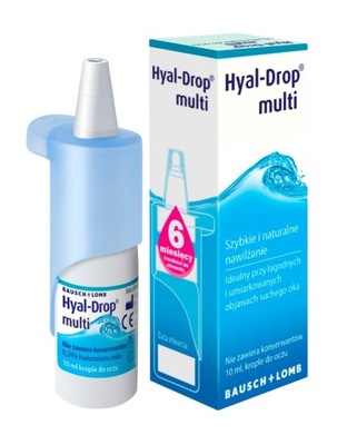 Krople do oczu Bausch&Lomb Hyal-Drop multi 10 ml