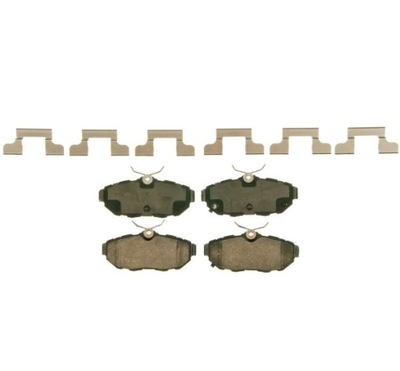 Гальмівні колодки задня керамічні ford mustang 05-14 фото №1