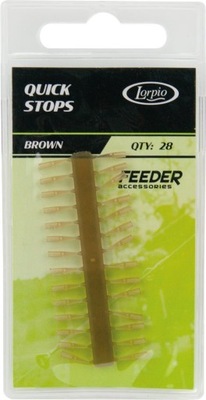 LORPIO STOPERY QUICKSTOPS BRĄZOWE 28szt