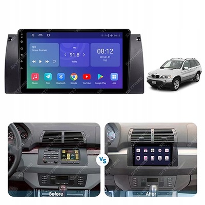 RADIO GPS ANDROID BMW E38 E39 X5 E53 M5 BT 4/32GB  