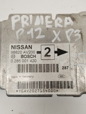Модуль датчик подушка безпеки nissan primera p12 0285001420 фото №1
