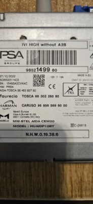 Модуль радіо навігації opel astra lpeugeot 308 t10 9830226080 фото №1