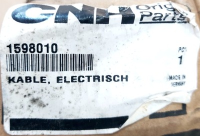 CNH 1598010 kable przewody