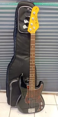 GITARA ELEKTRYCZNA JAY TURSER JTB-400C-BK-A-U + POKROWIEC