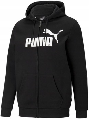 Puma bluza męska z kapturem rozpinana 586698 01 - L